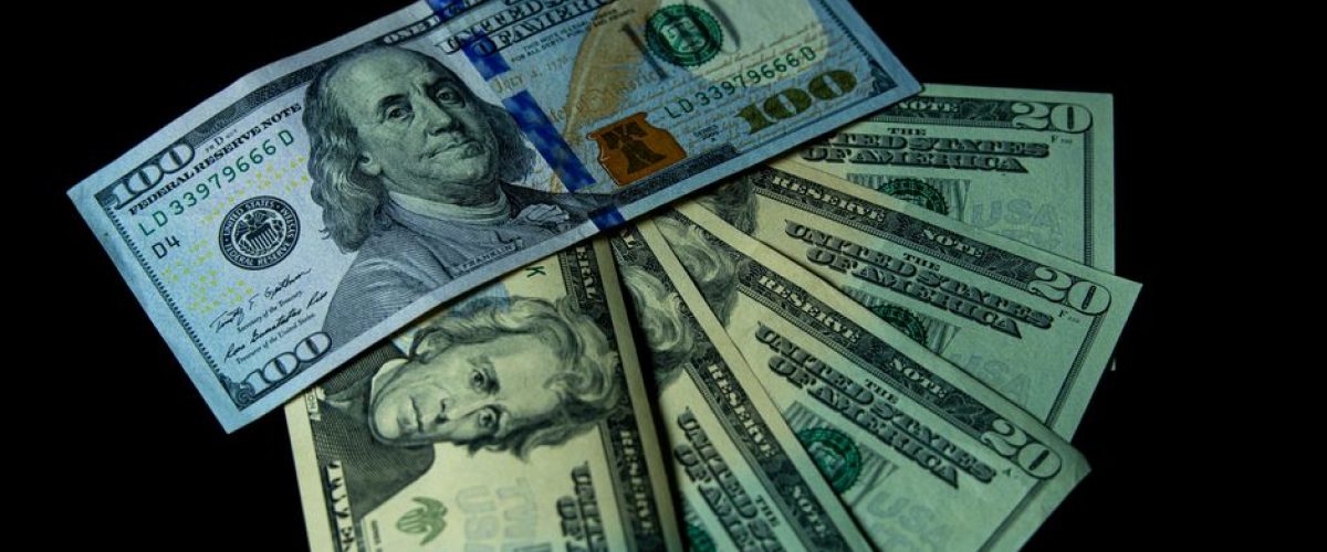 dólar em queda